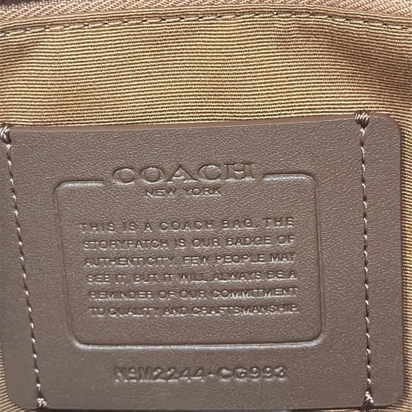 Coach Bag Denim Signature Crossbody Fanny Messenger - Picture 11 of 17